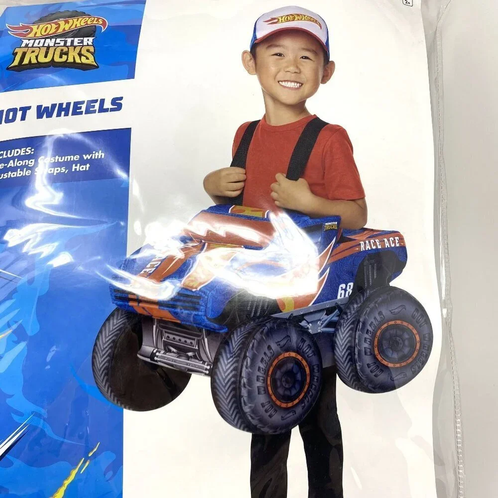 Spirit Halloween Hot Wheels Ride-Along One Size Toddler Costume Pretend Play